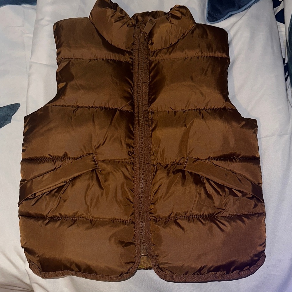 H&M Brown Kids Puffer Vest